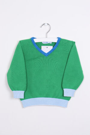 Groen-blauwe trui, Filou & Friends, 80