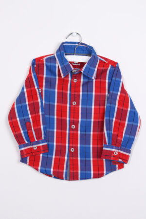 Blauw-rood hemd, Timberland, 86