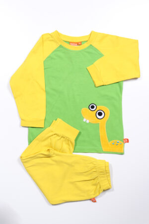 Groen-gele pyjama, 98