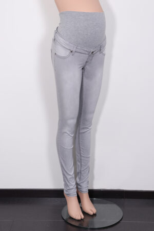 Lichtgrijze jeans, Queen Mum, XS