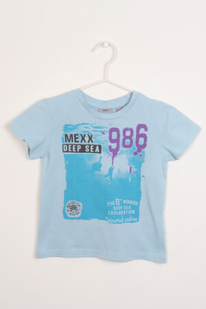 Lichtblauwe t-shirt, Mexx, 98