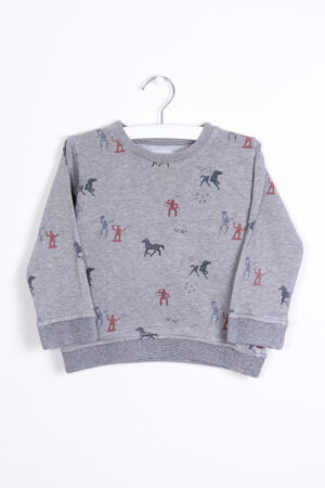 Grijze sweater, Filou & Friends, 98