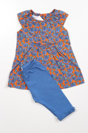 Blauw-oranje kleedje, P'tit Filou, 74