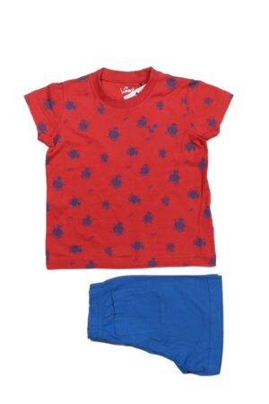 Rood-blauwe pyjama, Woody, 92