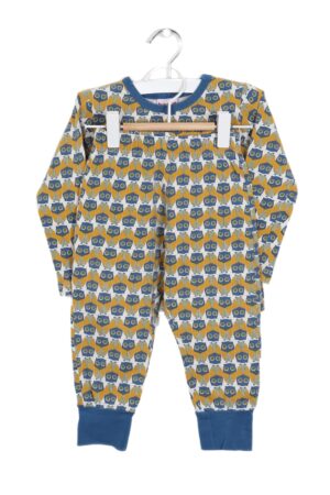 Blauw-oker pyjama, Ba*Ba, 86